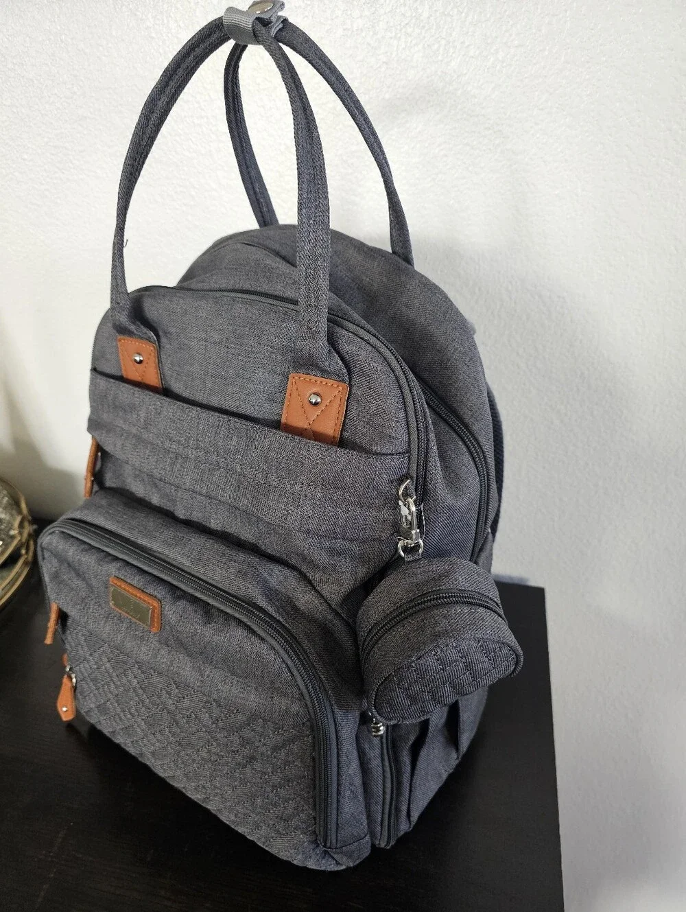 BabbleRoo Original Diaper Bag Backpack Style26L Hands Free.